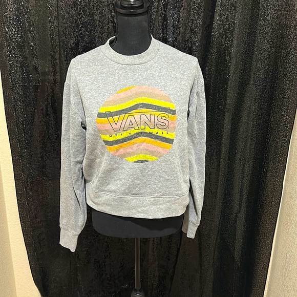 Vans Sweaters - Heather Gray Vans Sweatshirt